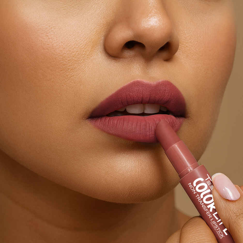 Teen.Teen Color Life Nontransfer Lipstick With Primer - Bollywood Nude