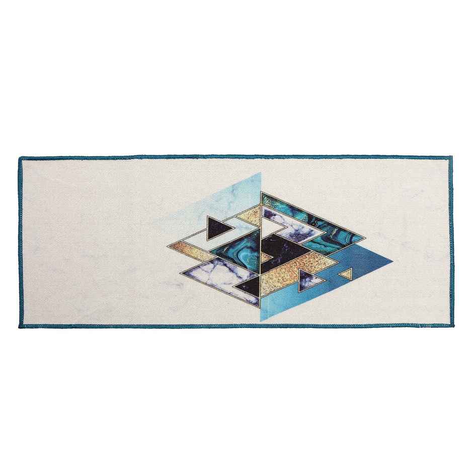 Status New Digital Floor Runner | 56 x 140 cm | Geometric | Beige