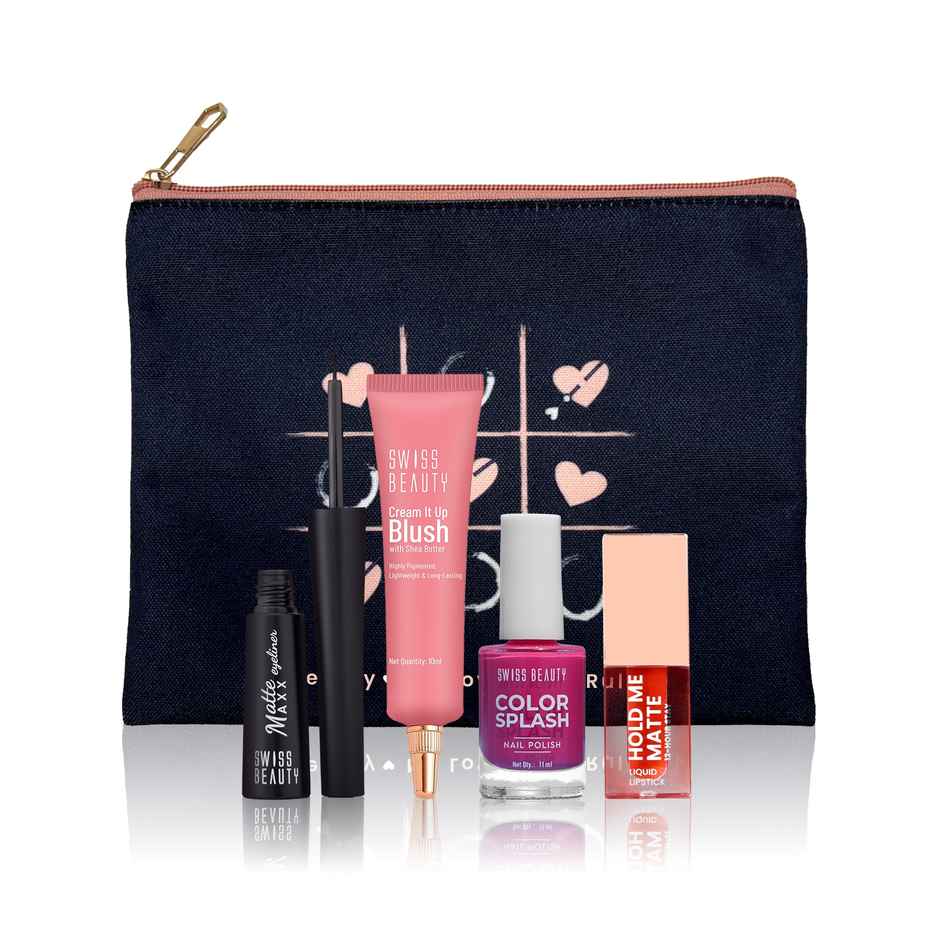 Swiss Beauty Gift Your Heart Out Makeup Kit | With 4 Makeup Essentials