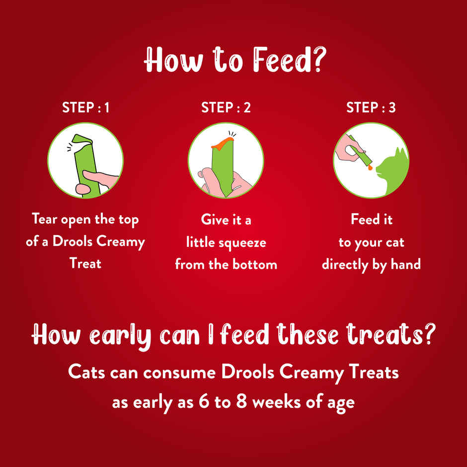 Drools Creamy Lickable Cat Treat - Crab & Chicken