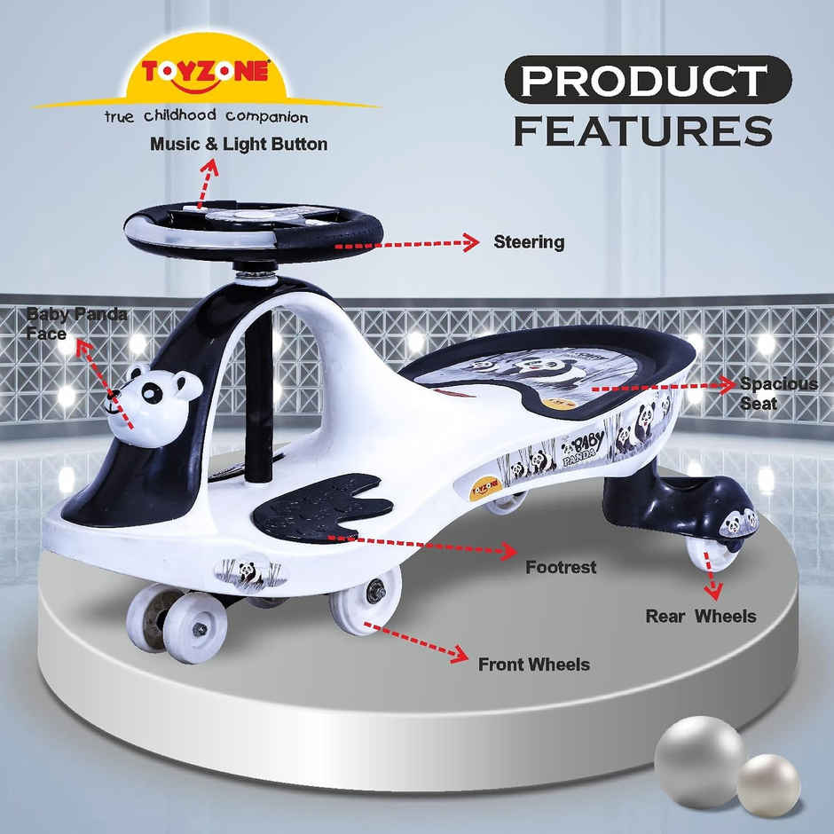 Toyzone New Baby Panda Magic Car | Assembled 54511