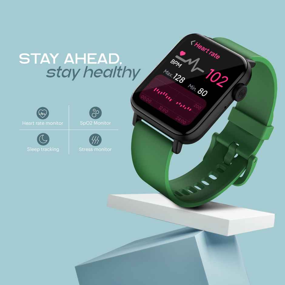 Noise Colorfit Vivid Call 2 Smartwatch | 1.85" Display | AI Voice Assistant - Elite Black