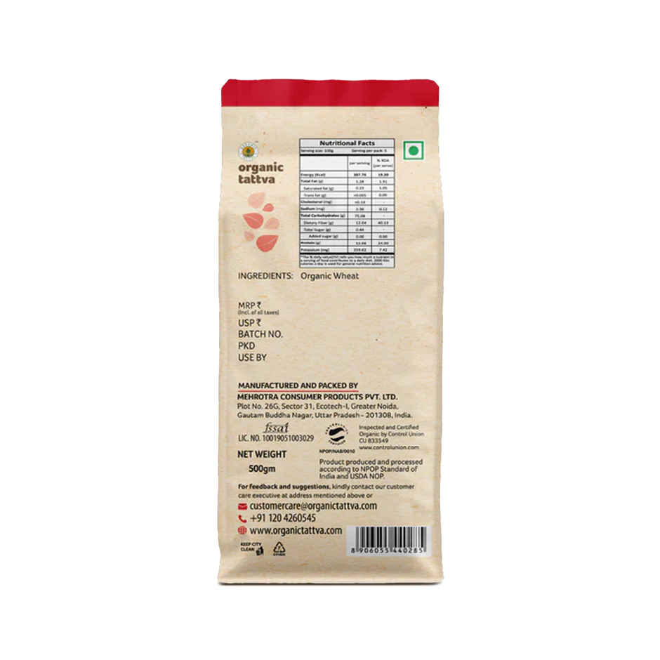 Organic Tattva Organic Wheat Dalia Combo