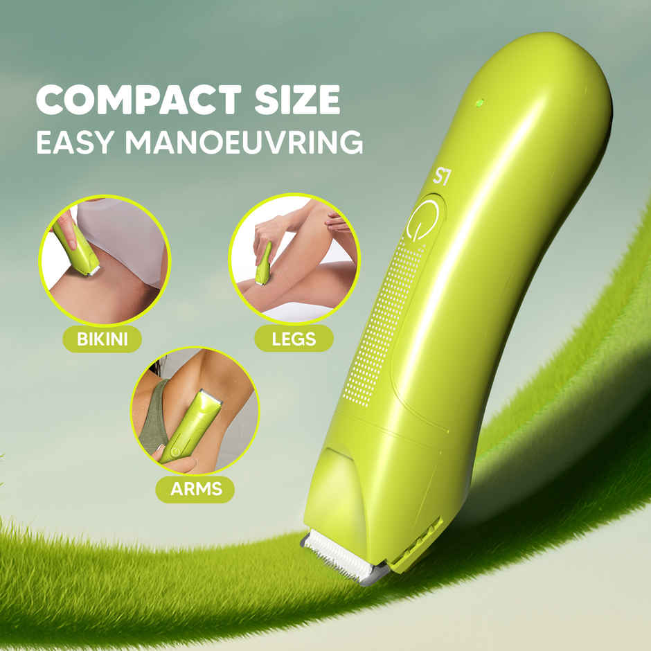 LetsShave Evior Bikini Trimmer for Women | Skin Safe Ceramic Blades | for Private Area & Bikini Line