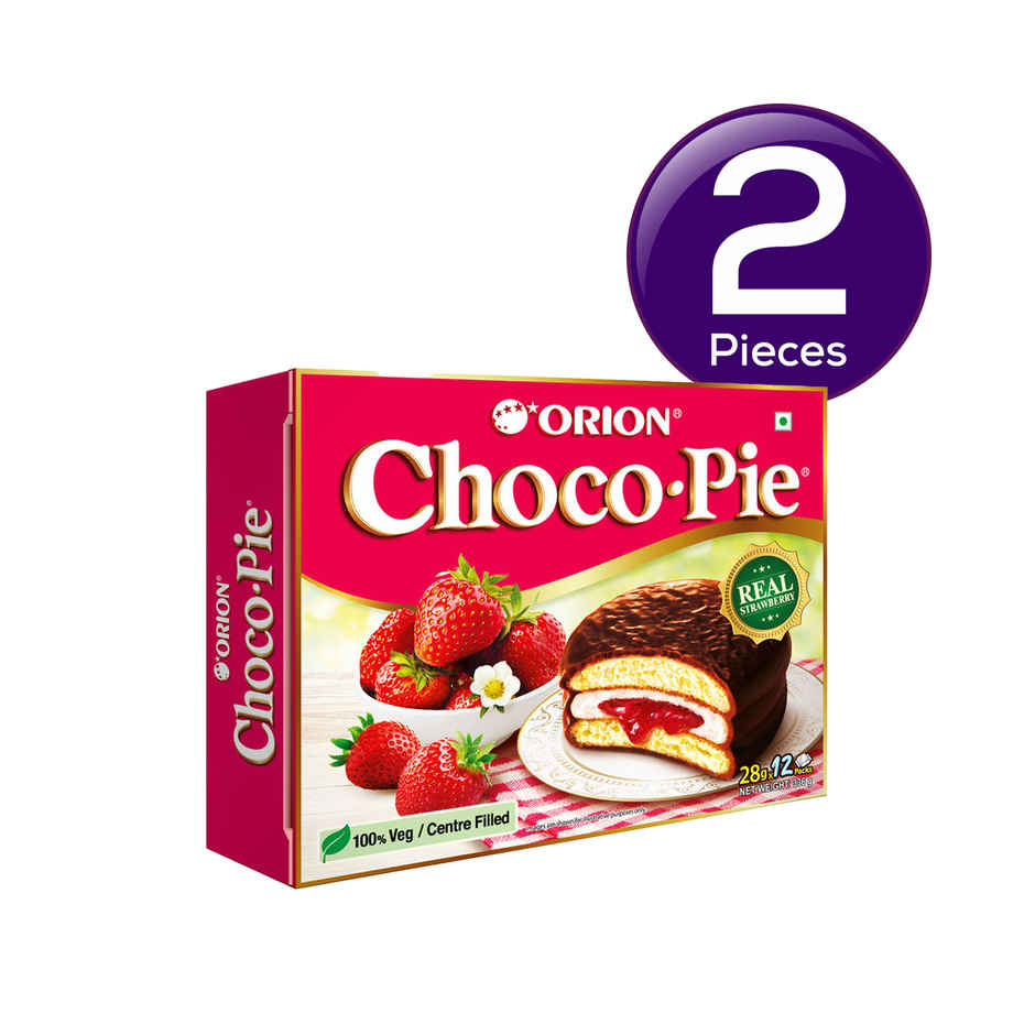 Orion Strawberry Choco Pie | Artificial Colour-free Combo