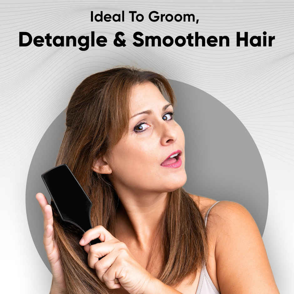 VEGA Premium Collection Mini Paddle Hair Brush for Men & Women, Black, (8586 M)