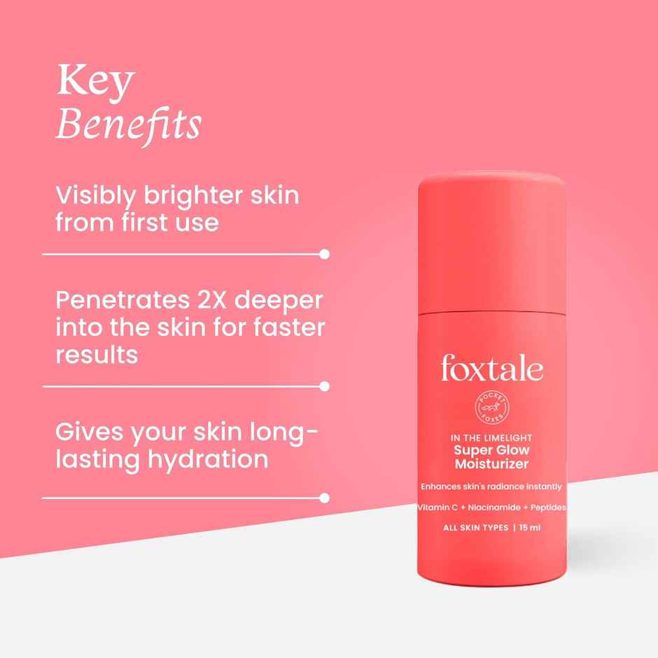 Foxtale Super Glow Moisturizer with Vitamin C 15ml