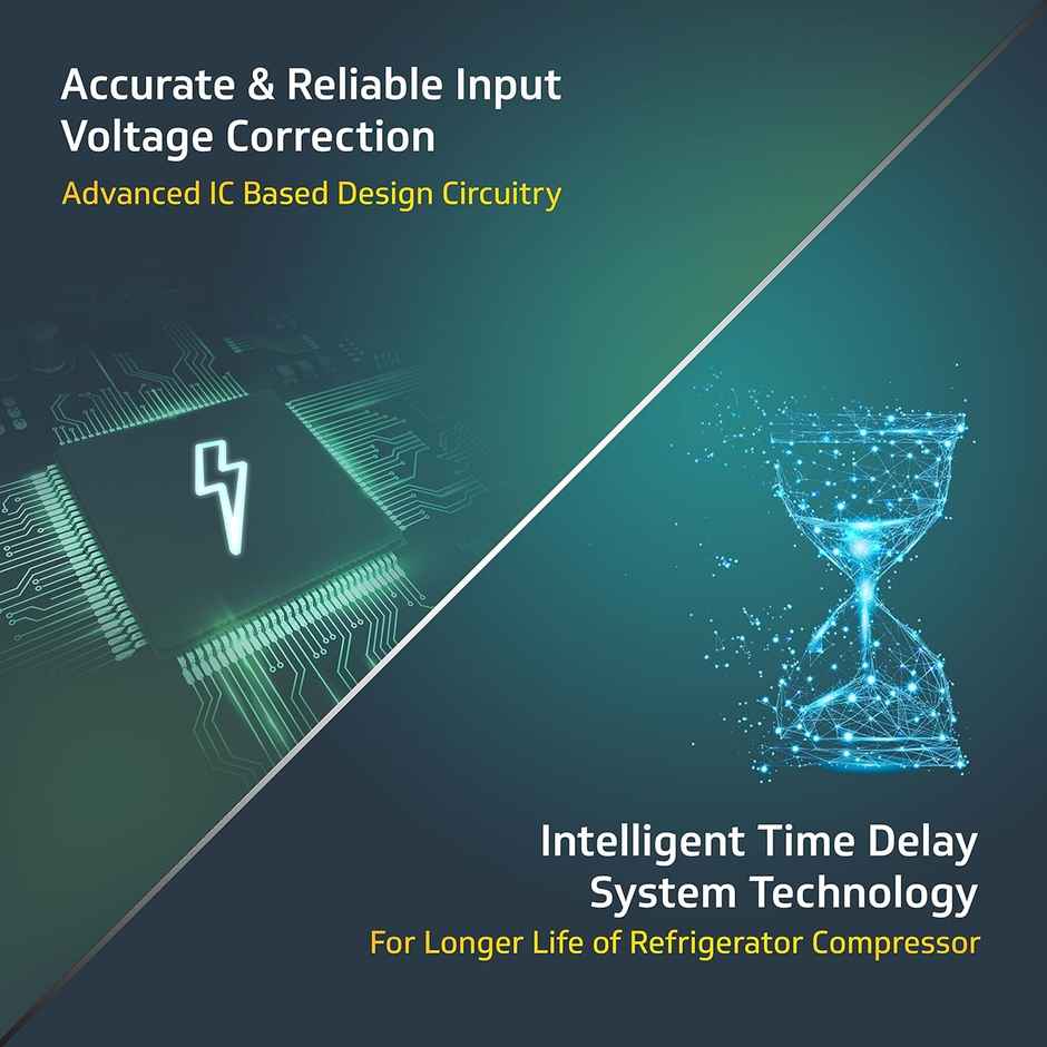 V-Guard Vgsd 100 Supreme Refrigerator Stabilizer(Grey)