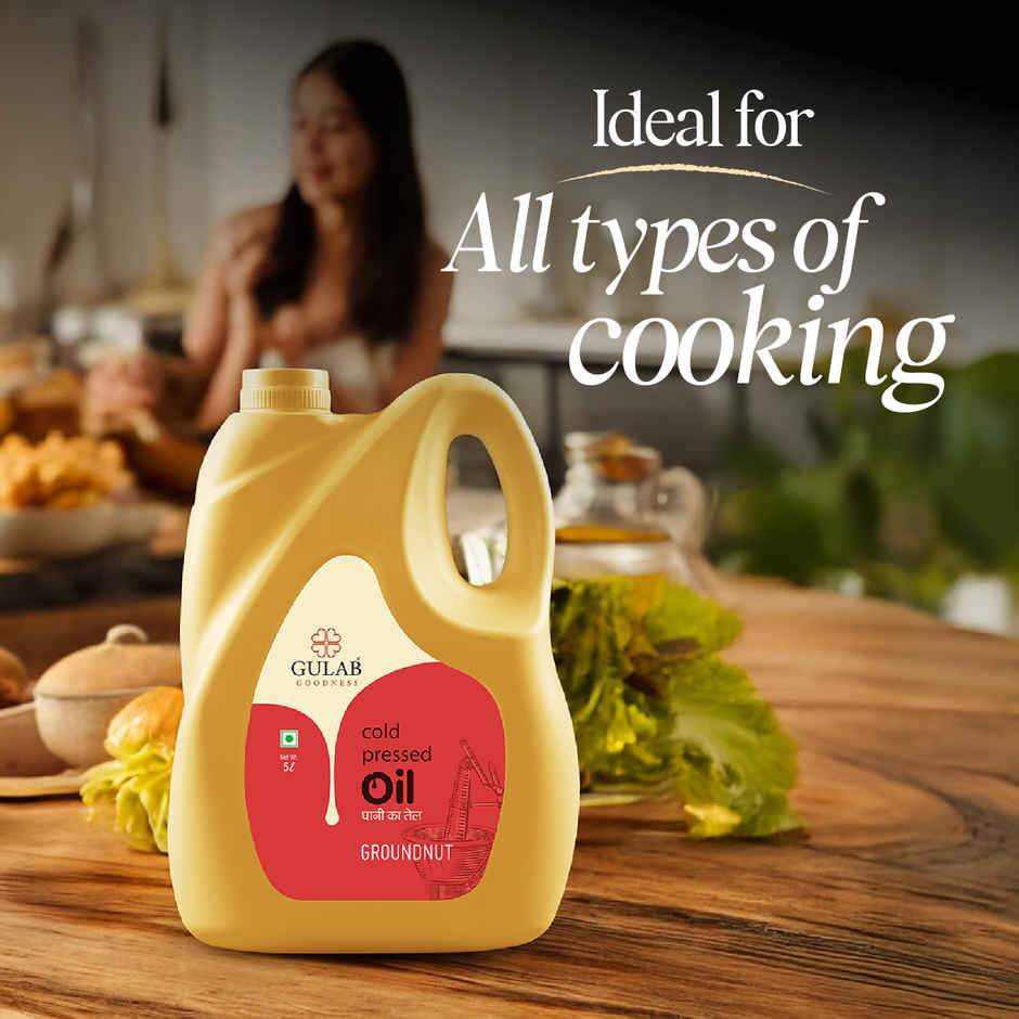 Gulab Groundnut (Peanut) Cold Pressed Oil | Healthy Cooking Oil