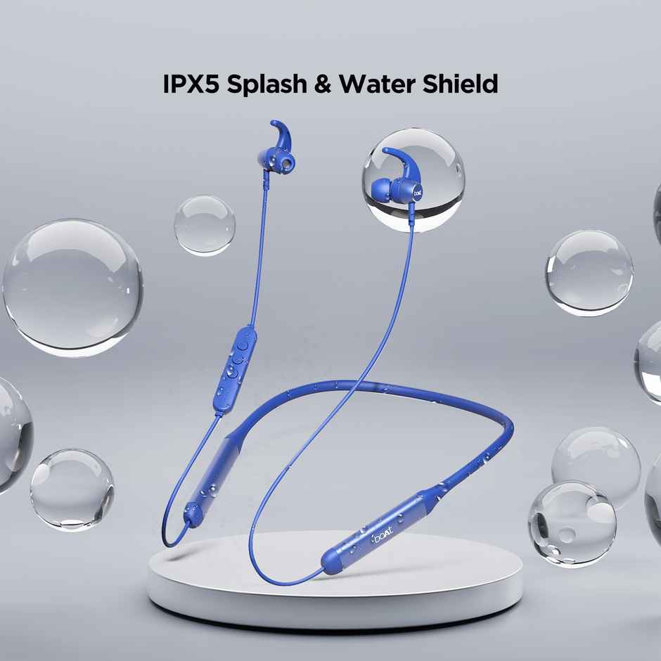 boAt Rockerz 330 Pro BT Neckband w/ 60H Playtime, ASAP Charge & ENx Tech (Navy Blue)