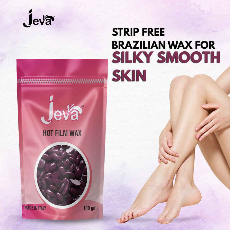Jeva Plum Film Wax Beads | Smooth & Gentle Hair Removal Wax