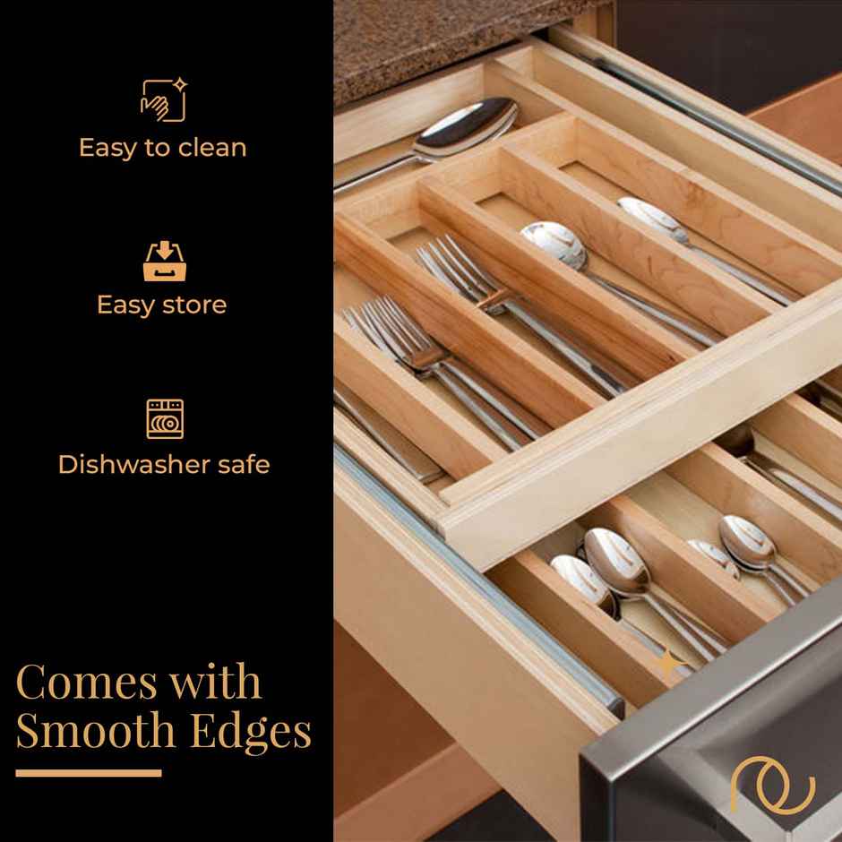 Frenchware Stainless Steel Cutlery Set of 12 - 6 Spoons, 6 Forks, Rust-free, Perfect for Gifting