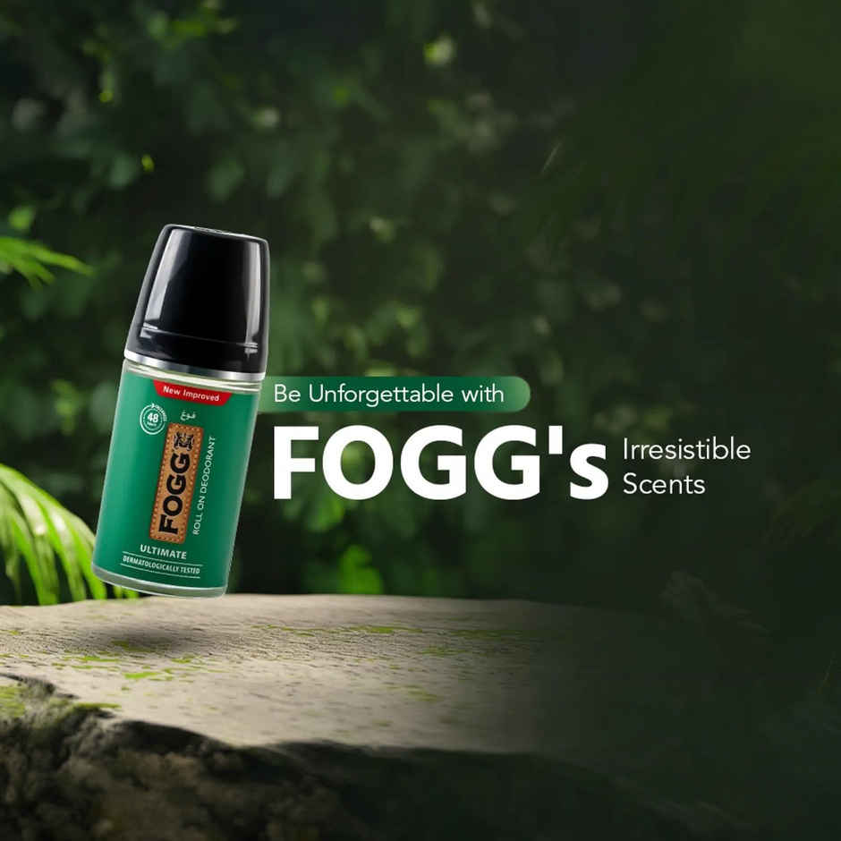 FOGG Roll On Ultimate Dermatologically Tested Deodorant Roll-on for Men & Women
