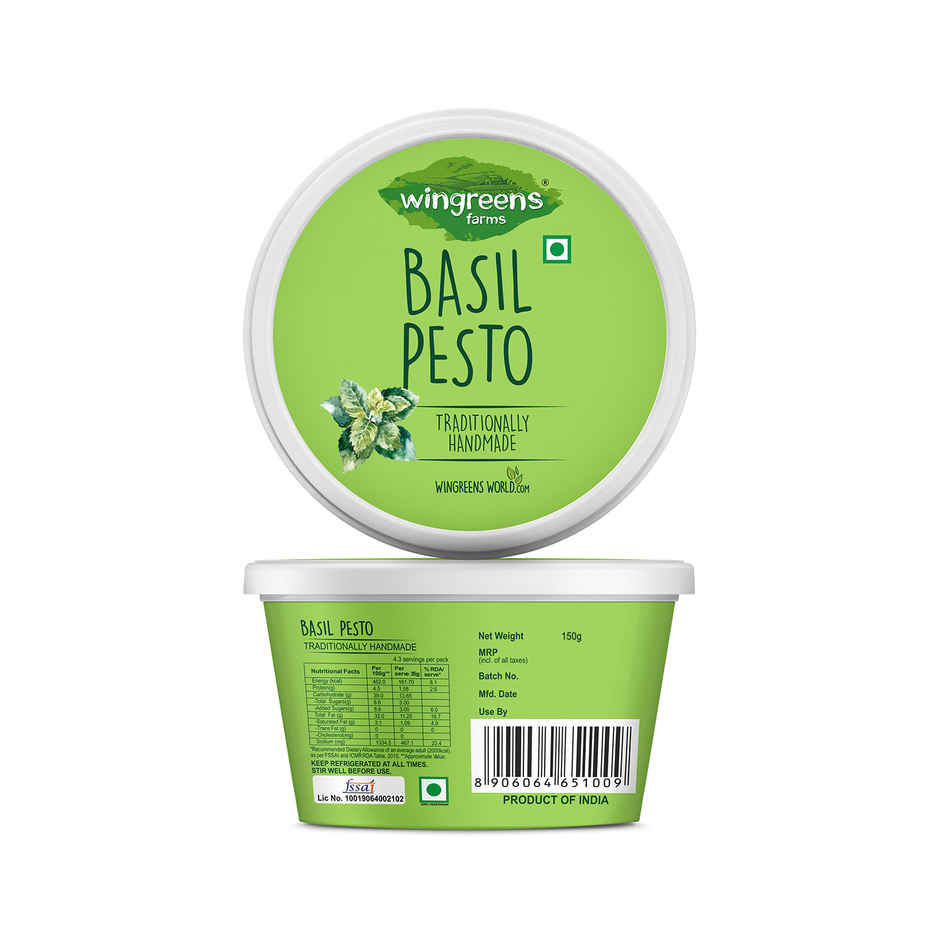 Wingreens Farms Basil Pesto