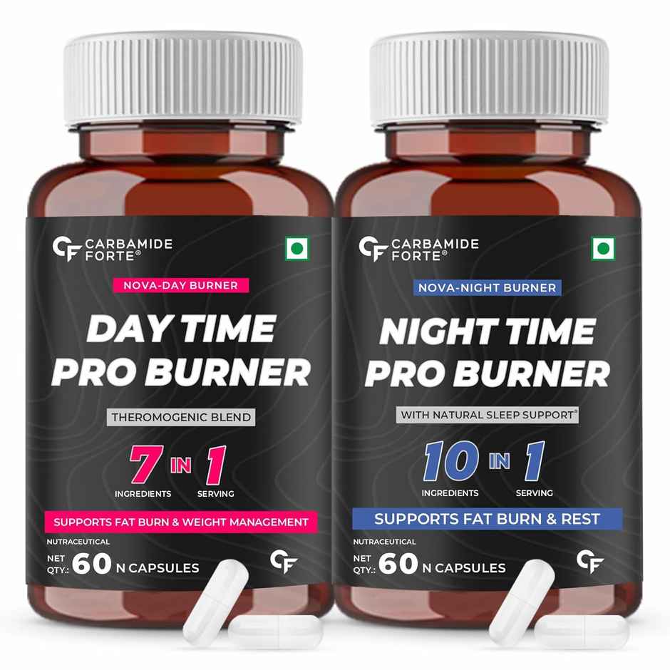 Carbamide Forte Night & Day Fat Burner60 Capsules Each