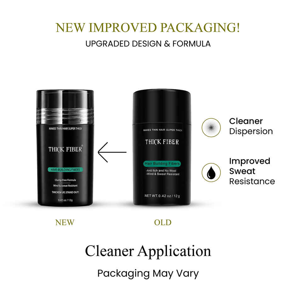 Thick Fiber Dark Brown For Thin Or Bald Spots Men And Women