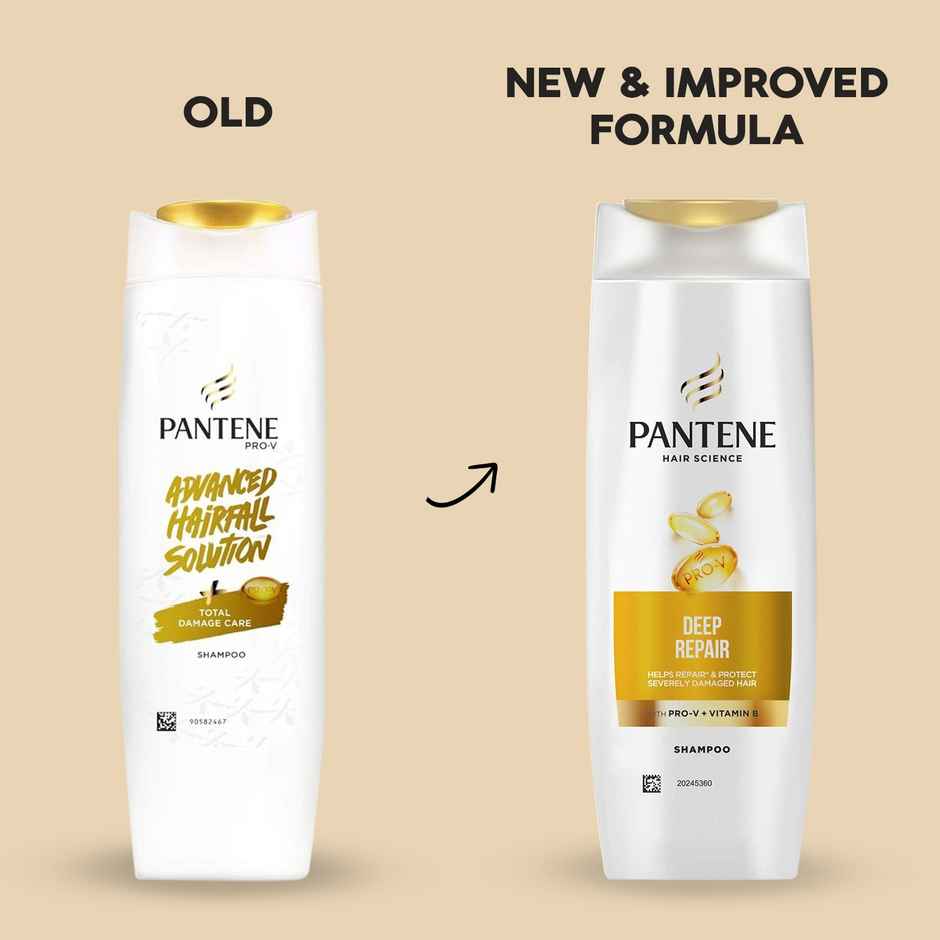 Pantene Hair Science Deep Repair Shampoo With Vitamin B Repaired Hair