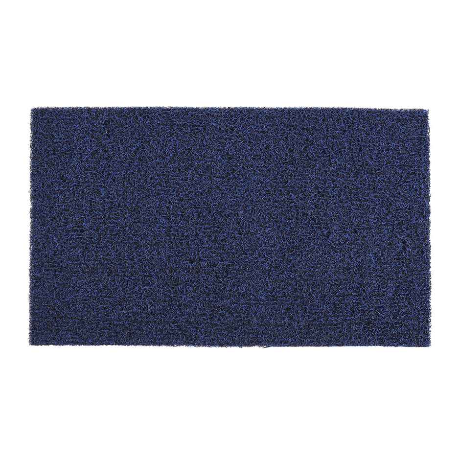 Status Milange PVC Anti-Skid Noodle Door Mat | 40 x 60 cm | Navy Blue
