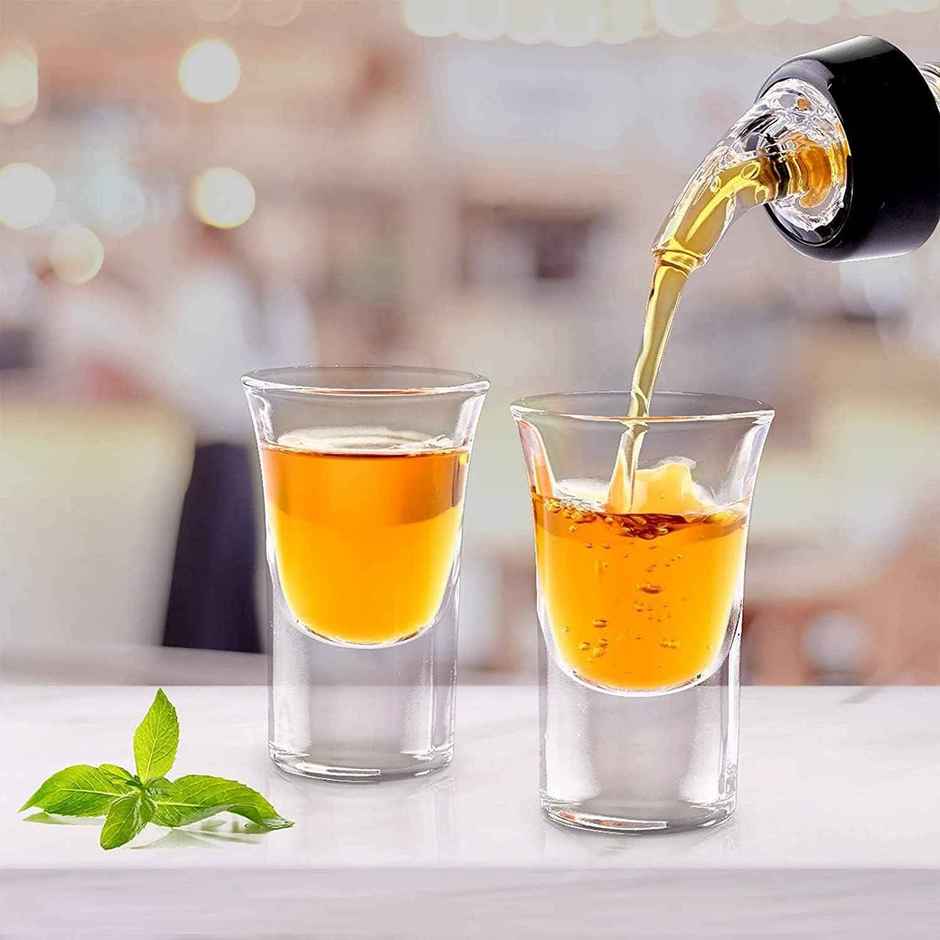 Shot Glass | Set of 6 | 40 ml | Lead Free | Blackcarrot