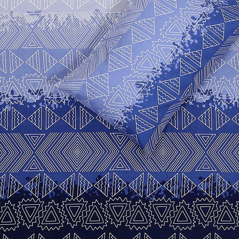 Status King Size Double Microfibre Geometric Bedsheet | Assorted | 87 x 94 in