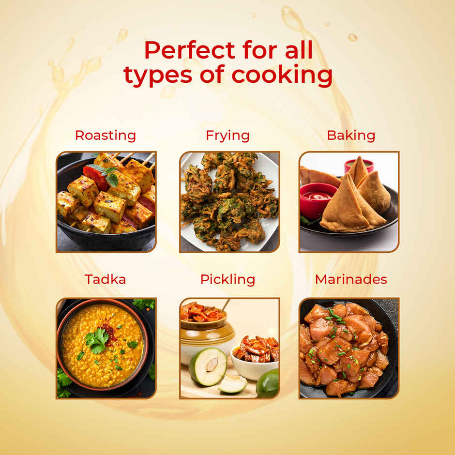 MustaPure Kachi Ghani Mustard Oil (Cold Pressed) | Pure & Natural | Cooking Oil | Bottle