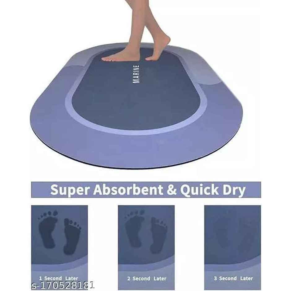 Status Silicon Anti-Skid Bath Mat | 38 x 58 cm | Wonderful | Assorted
