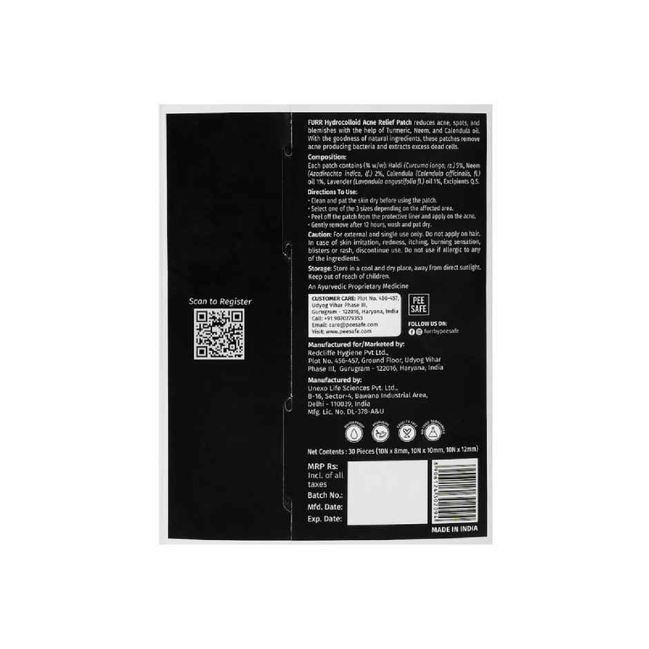 FURR Acne Pimple Relief Patch 30 N