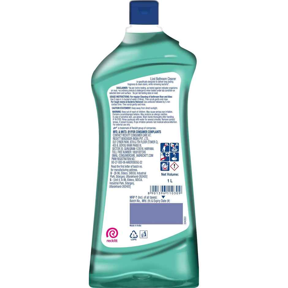 Lizol Bathroom Cleaner Liquid | Pine