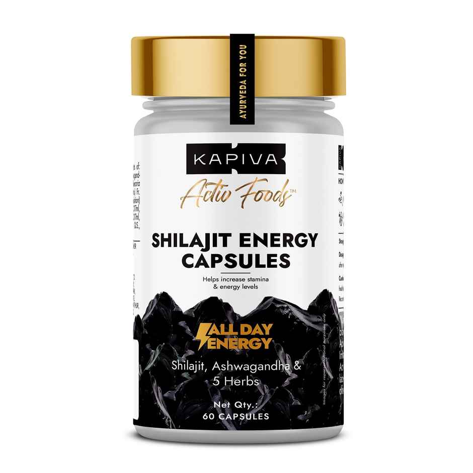 Kapiva Activ Foods Shilajit Energy 60 Capsule