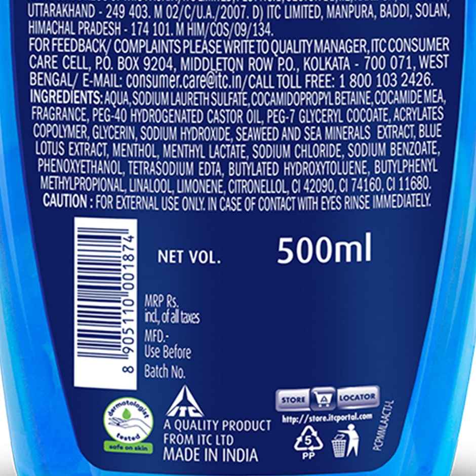 Fiama Men Shower Gel Refreshing Pulse Body Wash, With Skin Conditioners For Refreshed Skin - Bottle