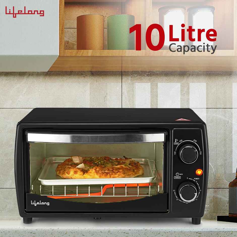 Lifelong OTG 10 Litre - Electric Oven Toaster Griller for Kitchen- 1000 W Auto Shut Off