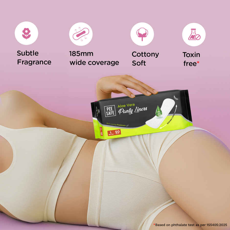 Pee Safe Aloe Vera Panty Liner | Large | 50N