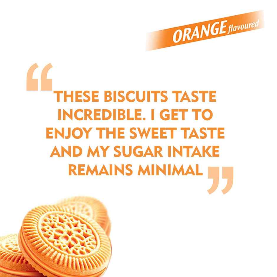 Tiffany Sugar Free Orange Flavour Cream Biscuits