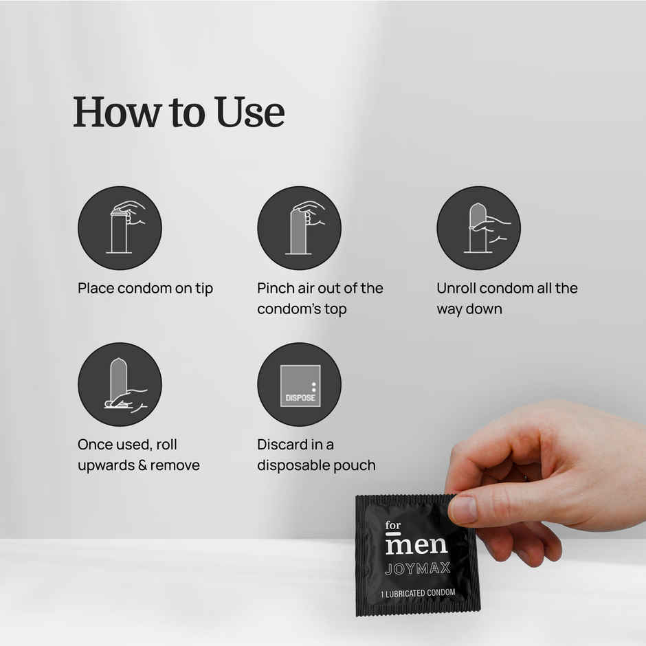 ForMen JOYMAX Last Long Ultra Thin Delay Condoms | For Climax Delay & Comfort