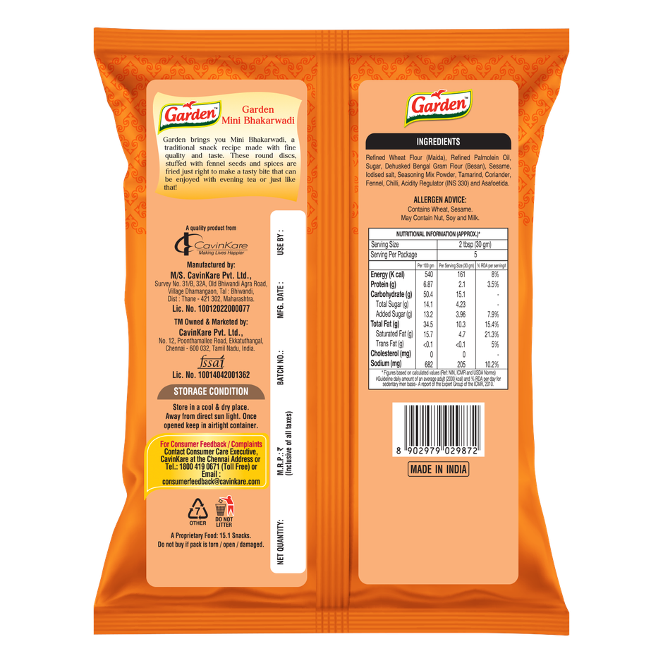 Garden Mini Bhakarwadi