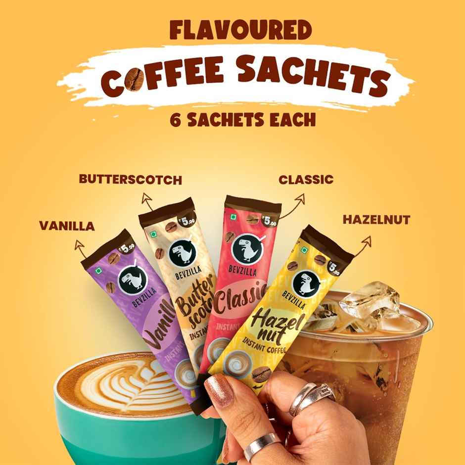 Bevzilla Assorted Instant Coffee Powder Sachets