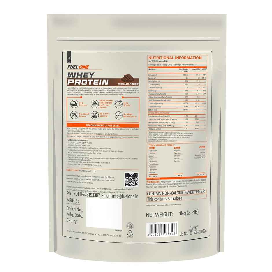 Fuelone Whey Protein Powder
