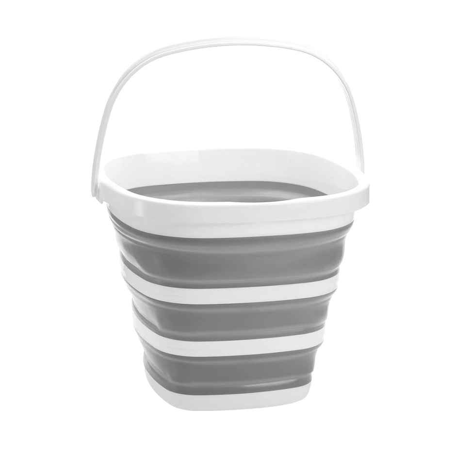 Urbanfix Silicon Folding Bucket | 10 L | Portable Collapsible Bucket
