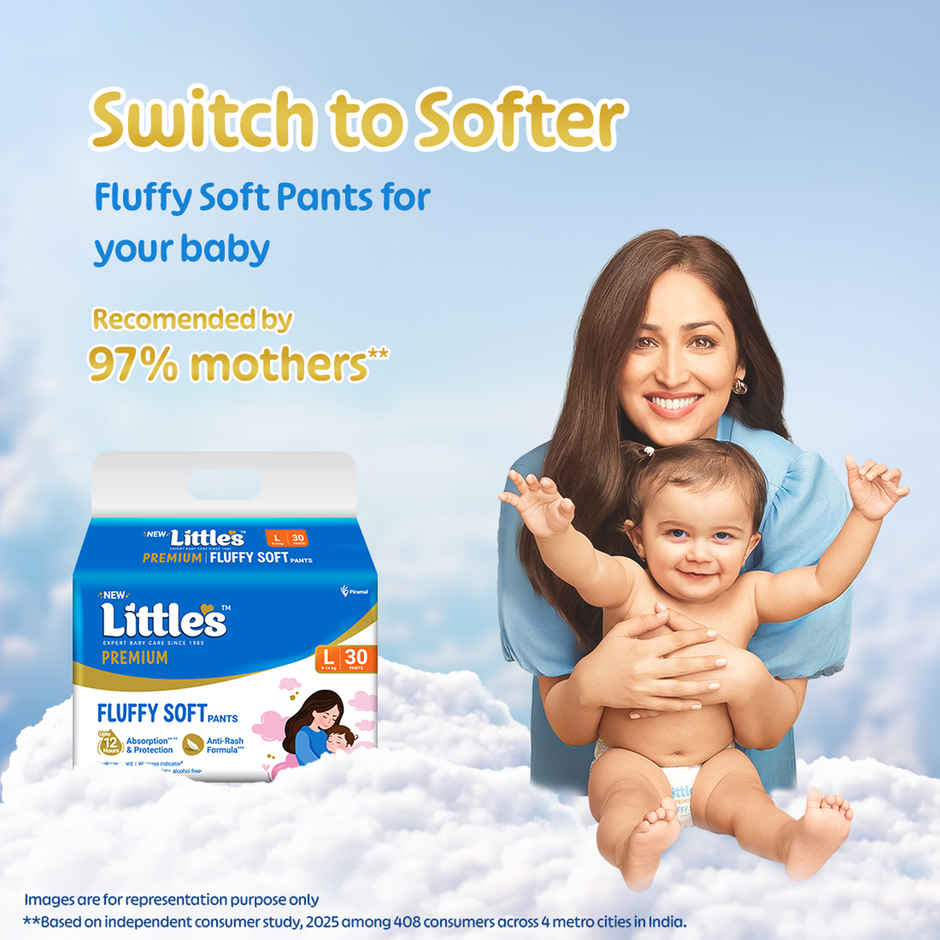 Littles Expert Baby Care Comfy Pant Style Diaper | L | 30 pcs