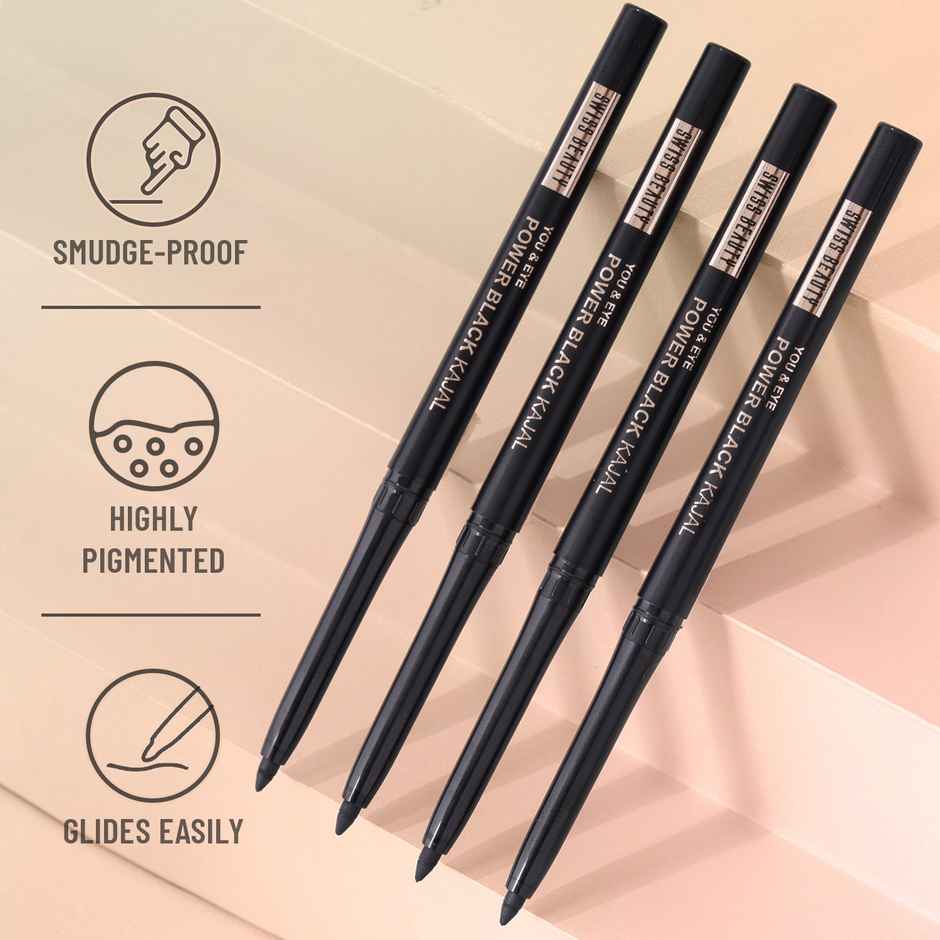 Swiss Beauty You & Eye Power Black Waterproof Kajal