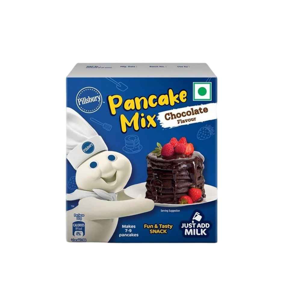 Pillsbury Chocolate Flavour Pancake Mix 2-Minute Pancake Mix For Kids