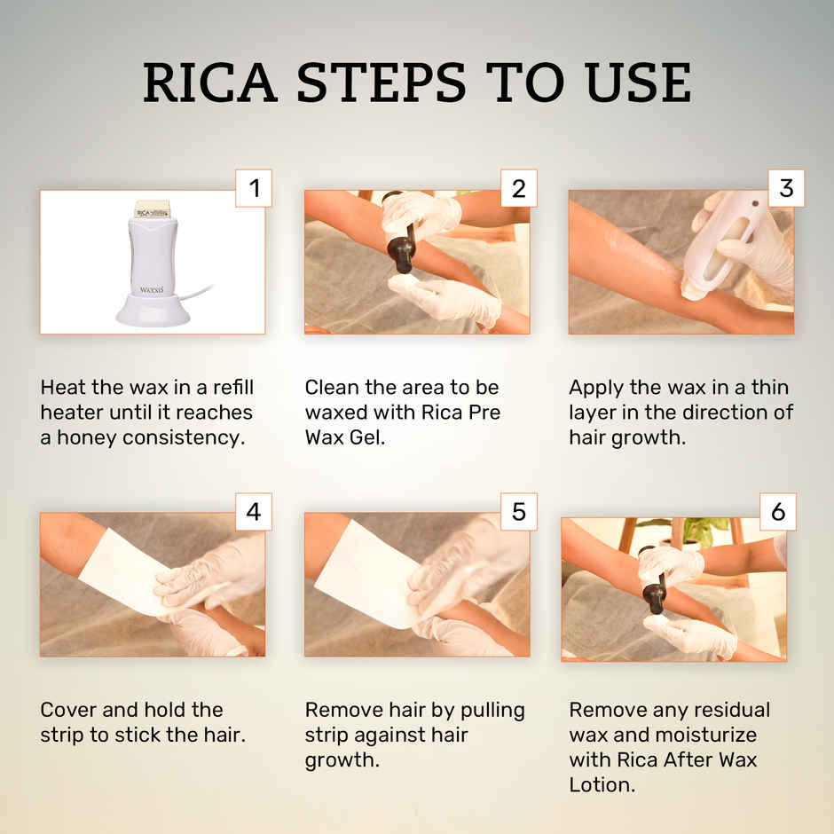 RICA Aloe Vera Hair Removal Wax Refill for Sensitive Skin