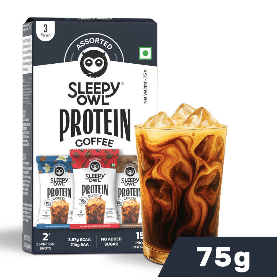 Sleepy Owl Assorted Protein Cold Coffee Premix Sachets