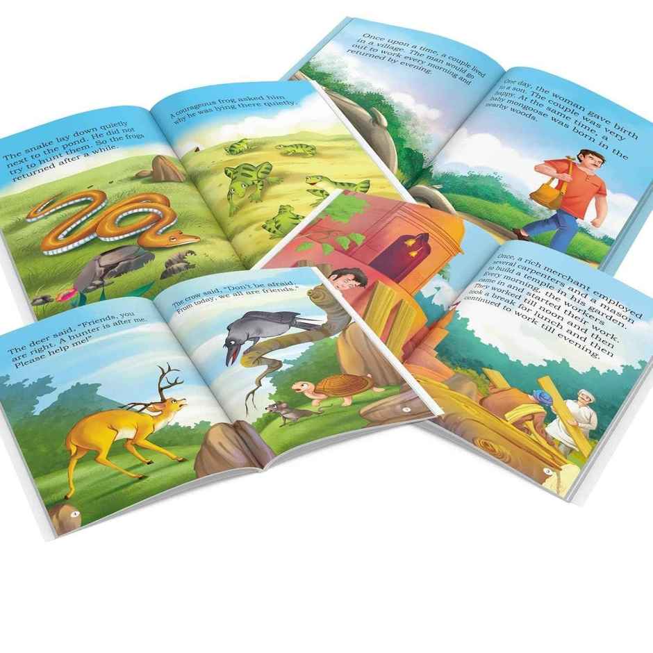 Story Book for Kids (Set of 10 Books) - Panchatantra Stories