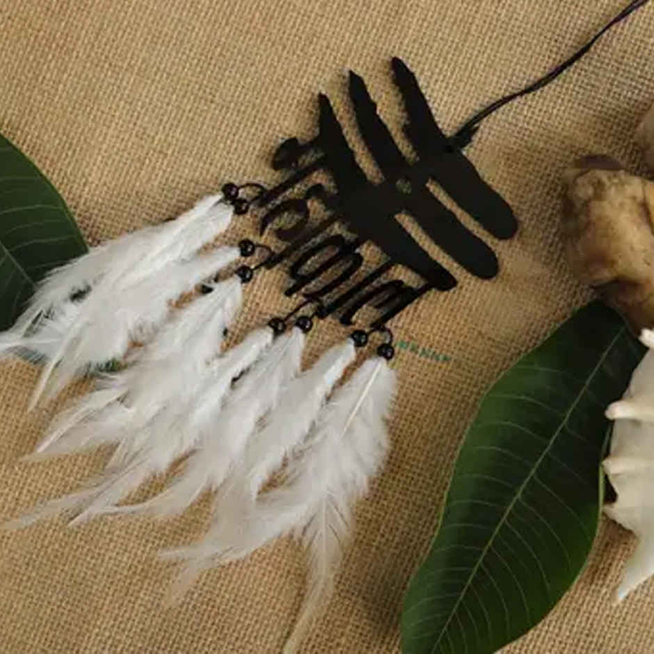 Divine Vibes Mahakal Them Wall Hanging Car Front Mirror Hanger