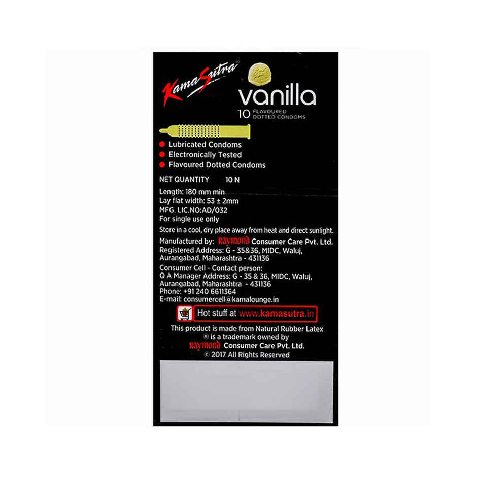 Kamasutra Vanilla Exotica Condoms For Men