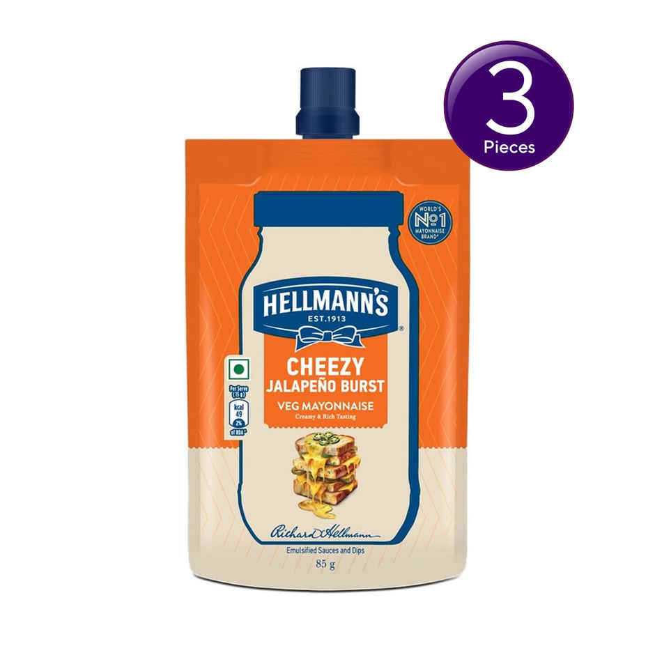 Hellmann's Cheezy Jalapeno Burst Mayo Combo 