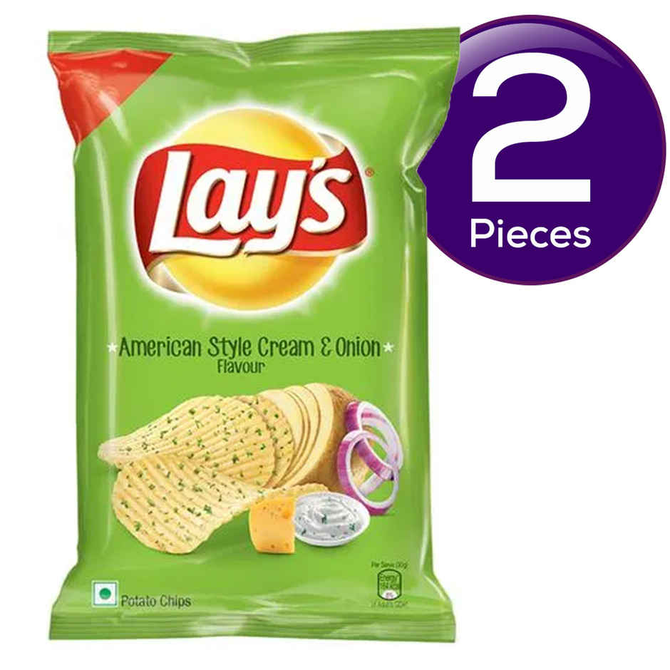 Lay's American Cream & Onion Potato Chips Combo