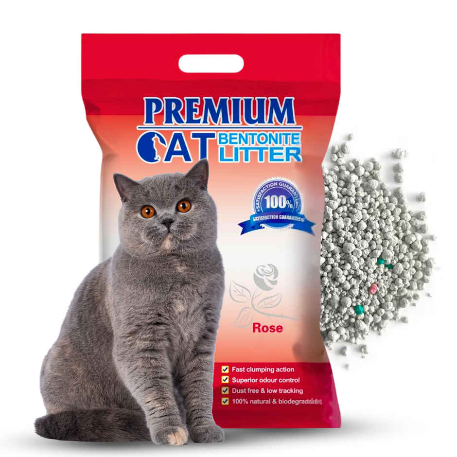 Pets Empire Natural Scoopable Bentonite Ball Cat litter , Rose Scent 0xc000bd7458 Assorted