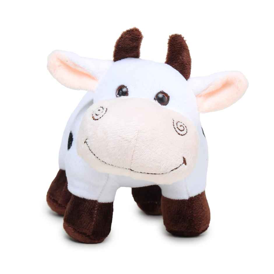 Webby Toys Cow Plush Adorable Soft Toy (Multicolour, 2+ years)